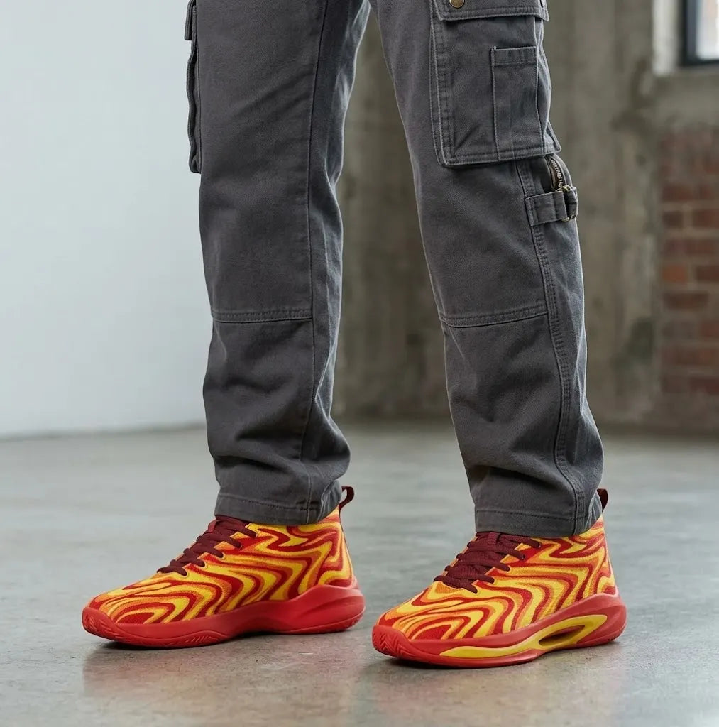 Electric Wave Motion Low Top Casual Sneakers