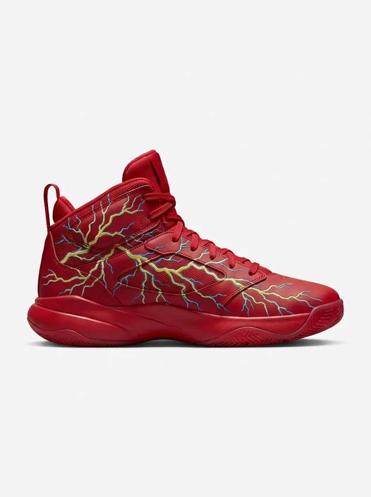 Electric Wave Motion High-Top Basketball Sneakers
