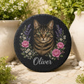 Cat Memorial Stone - Personalized Pet Grave Marker