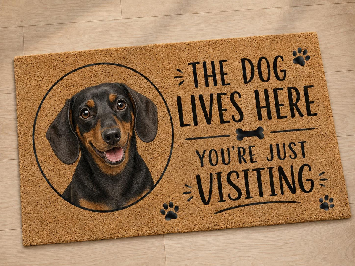 Personalized Dog Doormat - Custom Pet Photo Welcome Rug - image 3