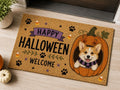 Halloween Dog Doormat - Custom Pet Photo Welcome Mat