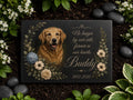 Dog Memorial Slate Plaque - Personalized Pet Loss Gift