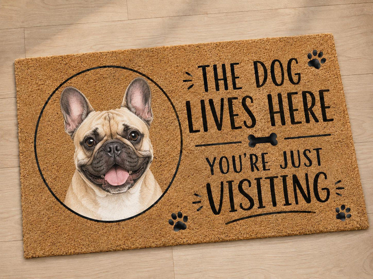 Personalized Dog Doormat - Custom Pet Photo Welcome Rug - image 2