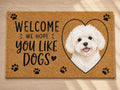 Personalized Dog Welcome Mat - Custom Pet Photo Rug