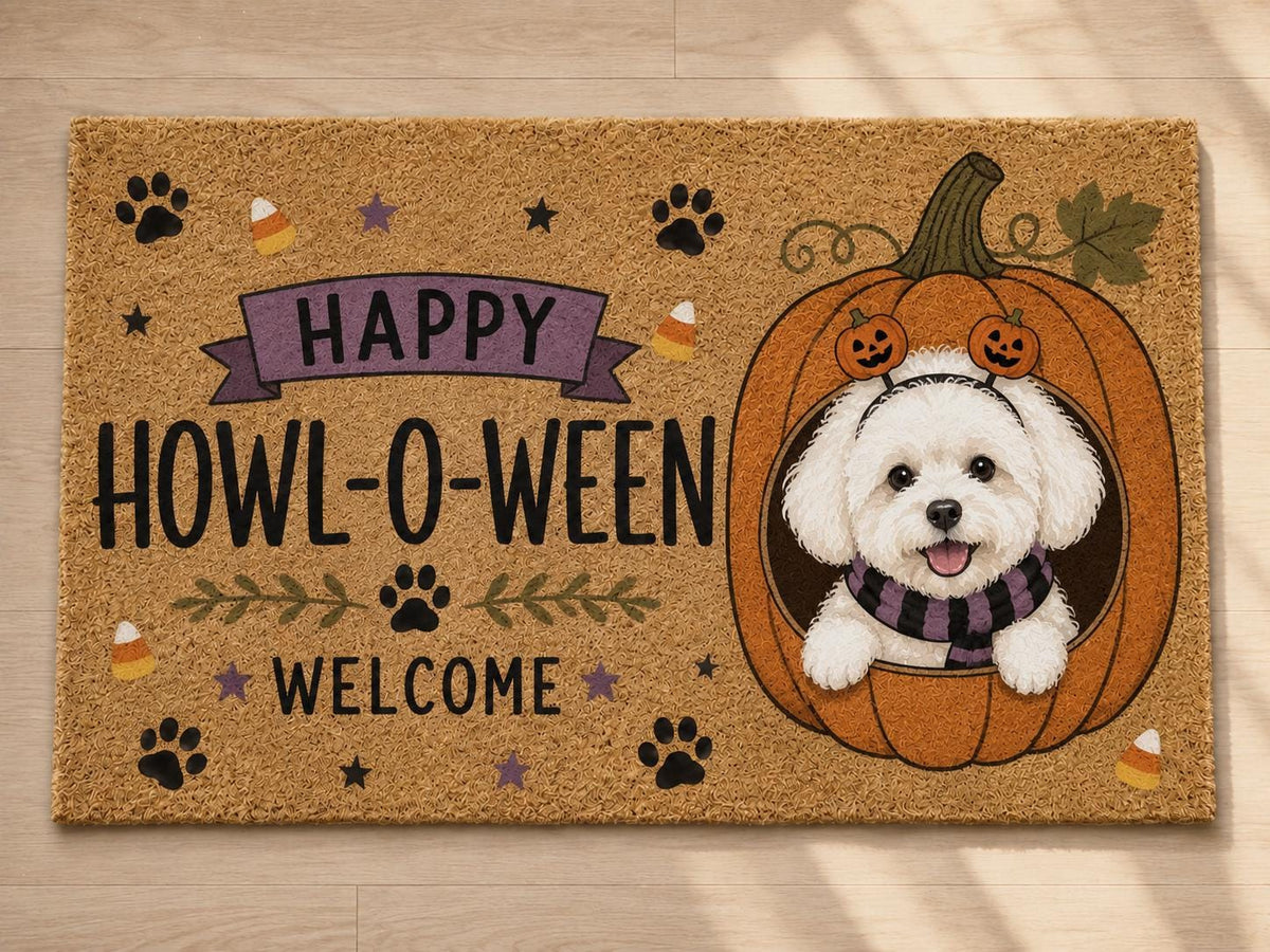 Halloween Dog Doormat - Custom Pet Photo Welcome Mat - image 4