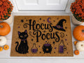 Hocus Pocus Doormat - Black Cat Halloween Coir Mat