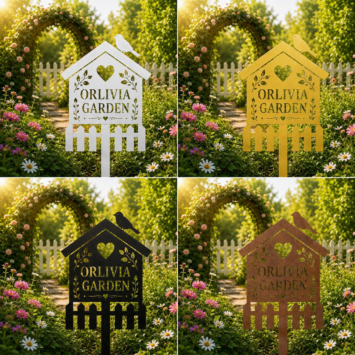 Halloween Garden Stake - Personalized Pumpkin Yard Sign - image 6
