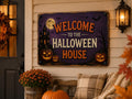 Halloween Metal Sign - Welcome to the Halloween House
