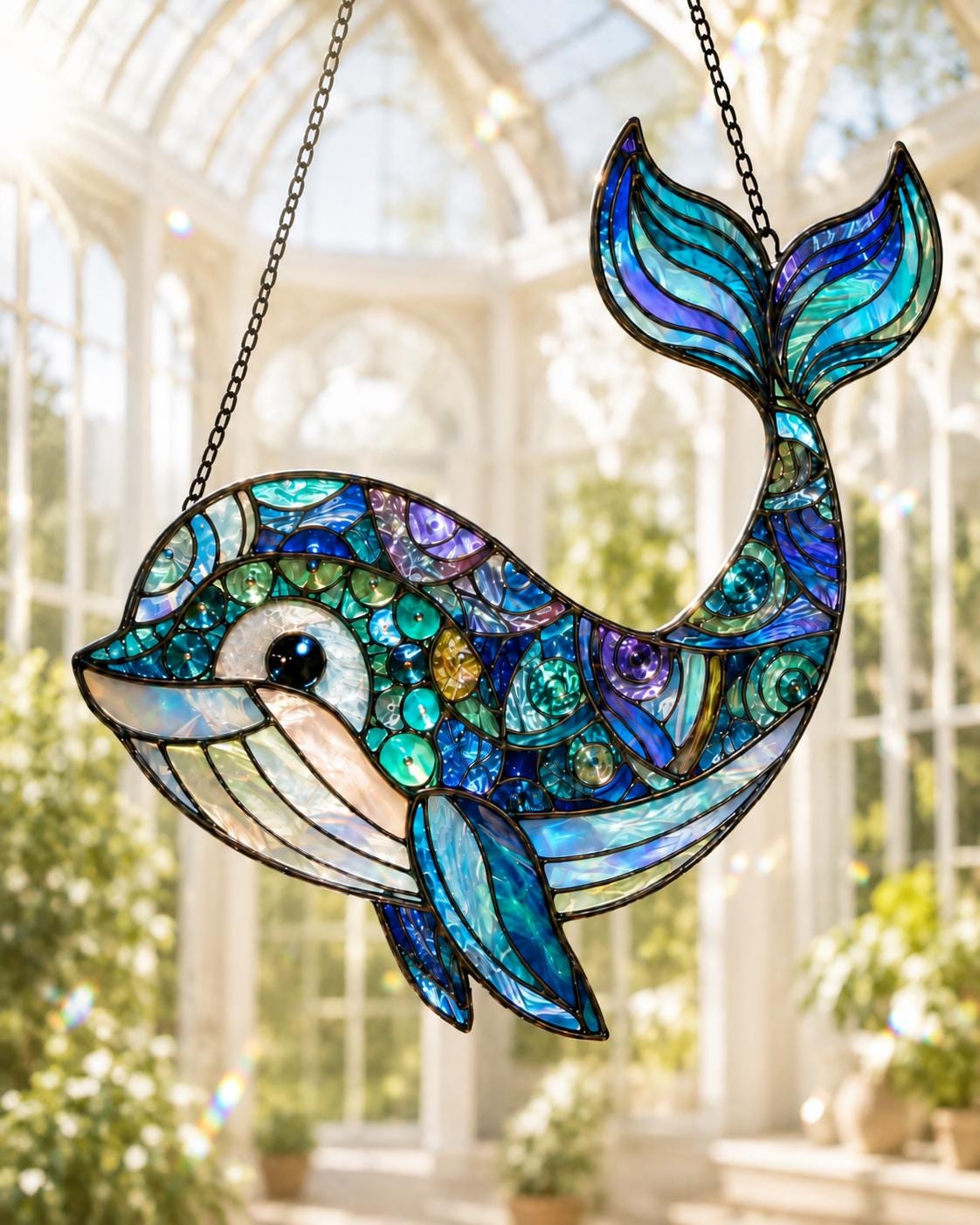 Whale Suncatcher - Acrylic Window Hanging - image 3