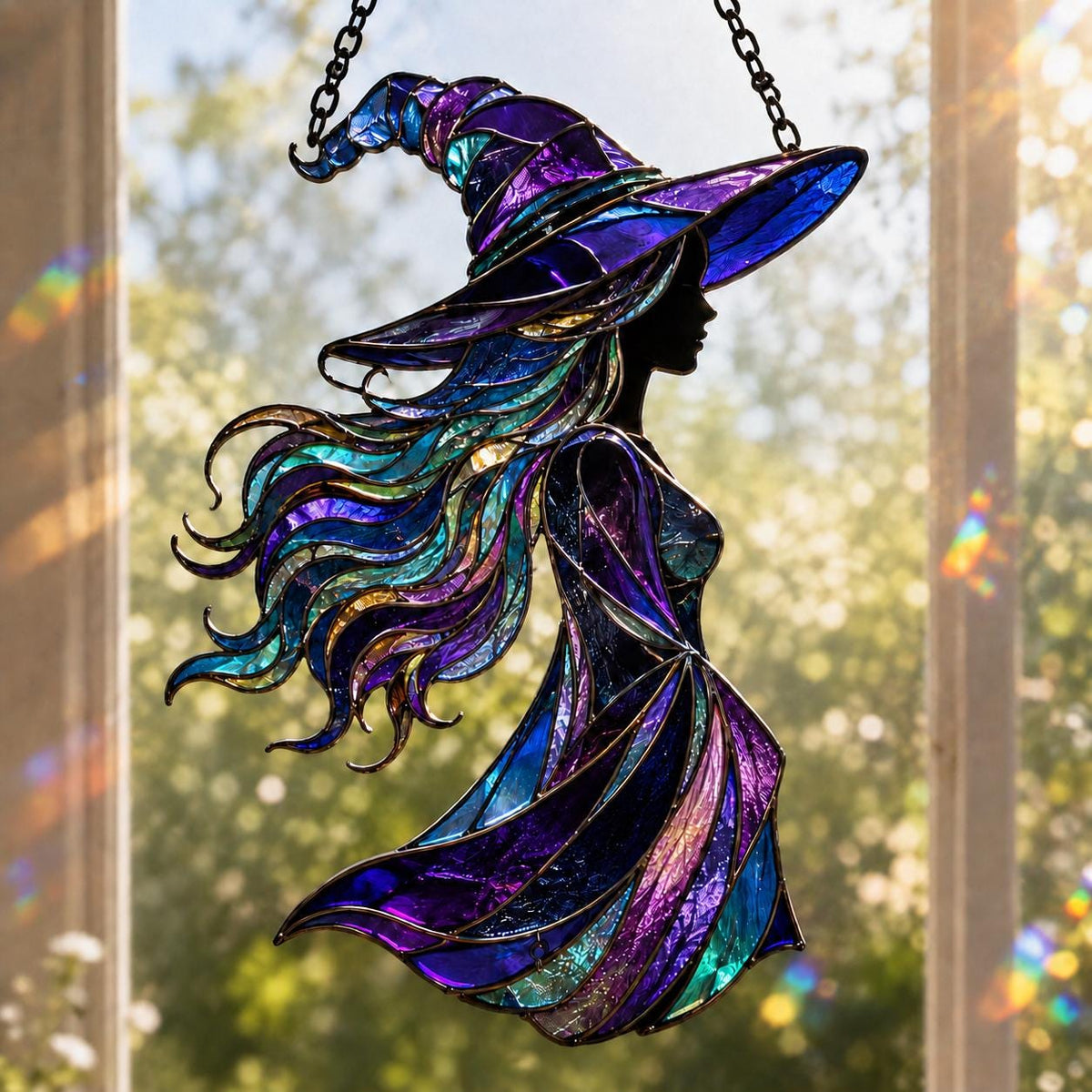 Witch Suncatcher - Acrylic Window Hanging - image 3