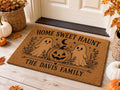 Home Sweet Haunt Doormat - Custom Family Name Halloween Mat