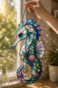 Ocean Seahorse Window Hanging - Acrylic Suncatcher