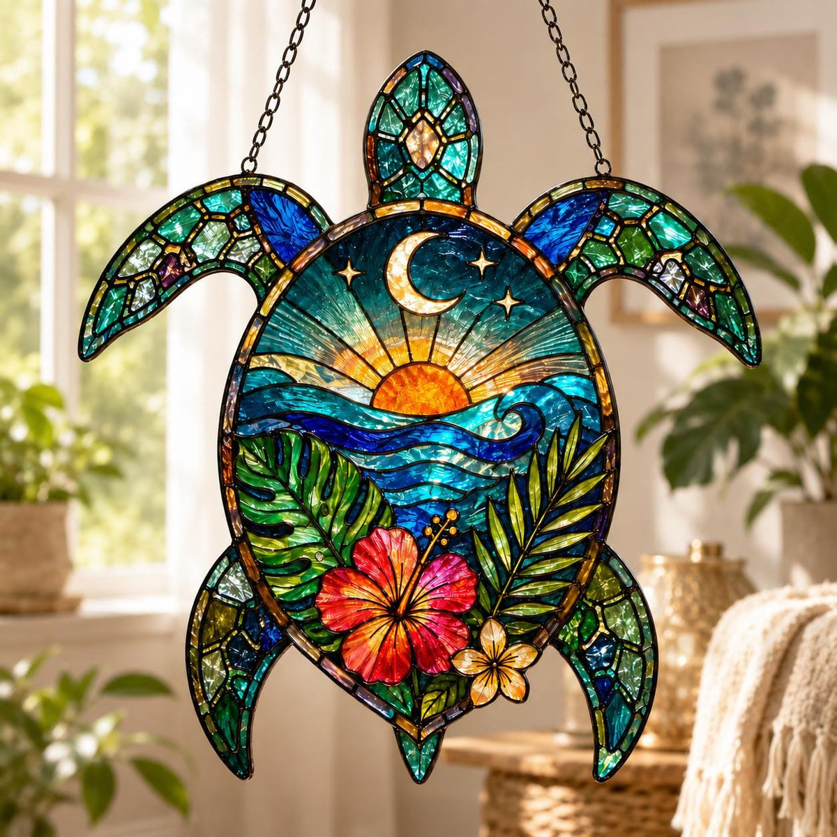 Sea Turtle Suncatcher - Acrylic Window Hanging - image 3
