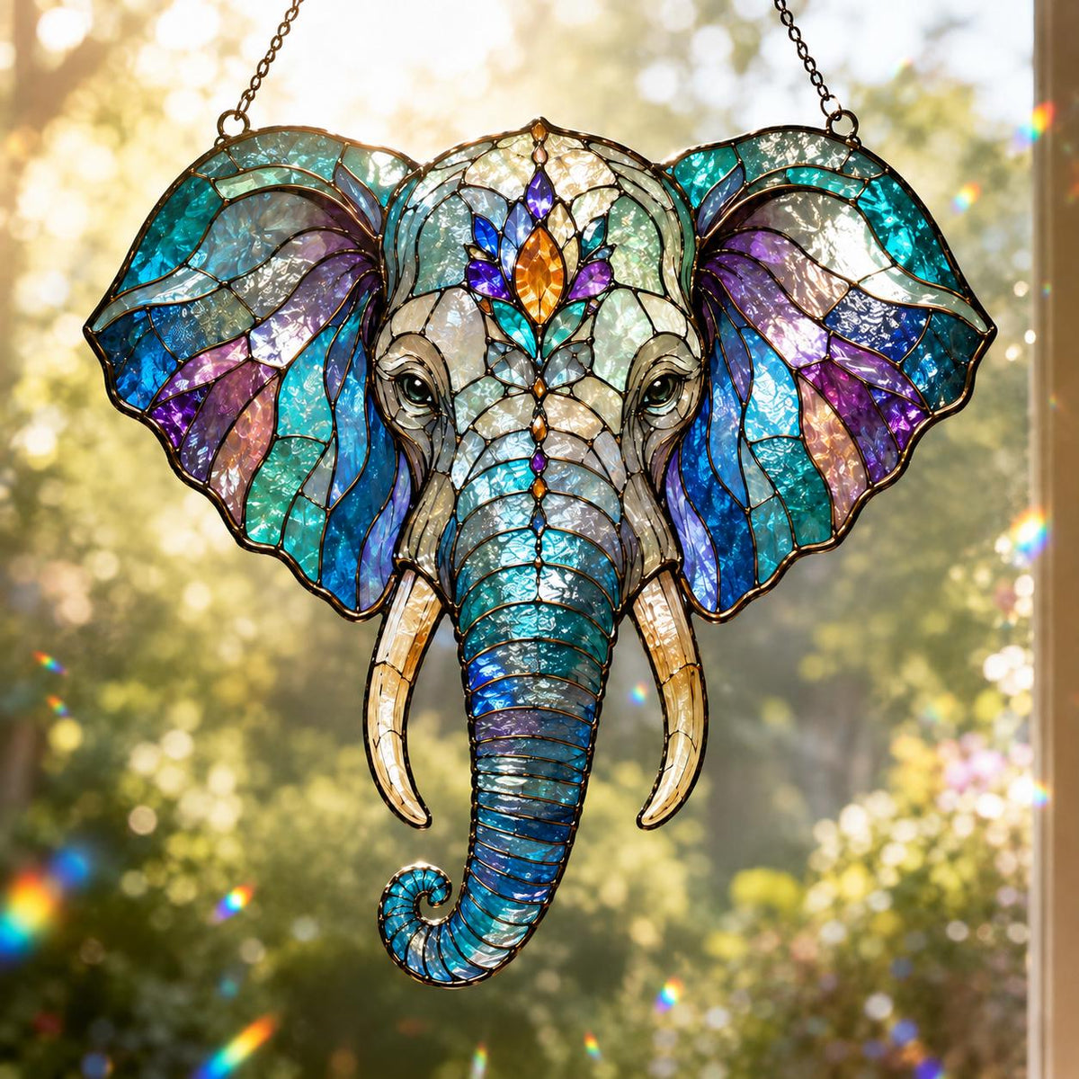 Elephant Suncatcher - Acrylic Window Hanging - image 3