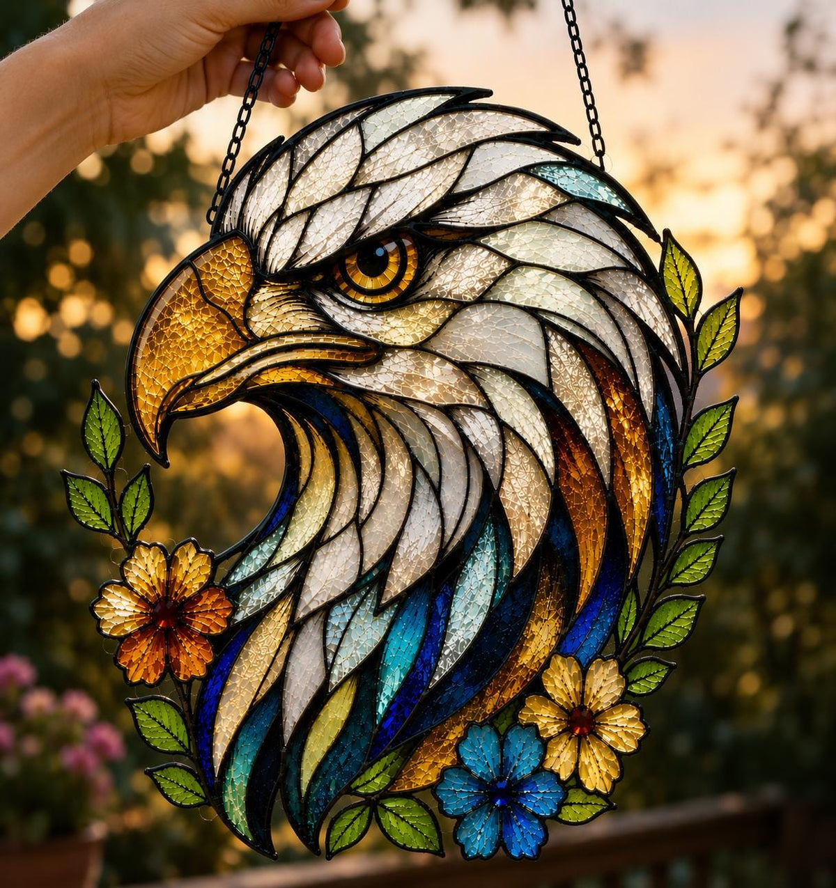 Bald Eagle Suncatcher - Acrylic Window Hanging - image 5