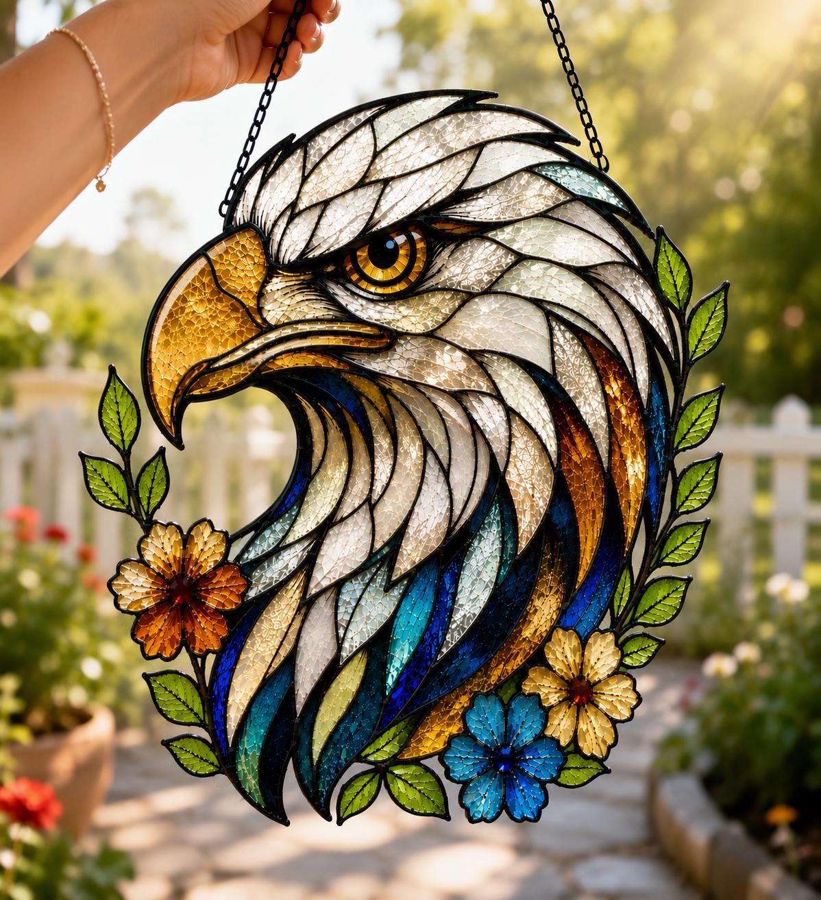 Bald Eagle Suncatcher - Acrylic Window Hanging - image 4