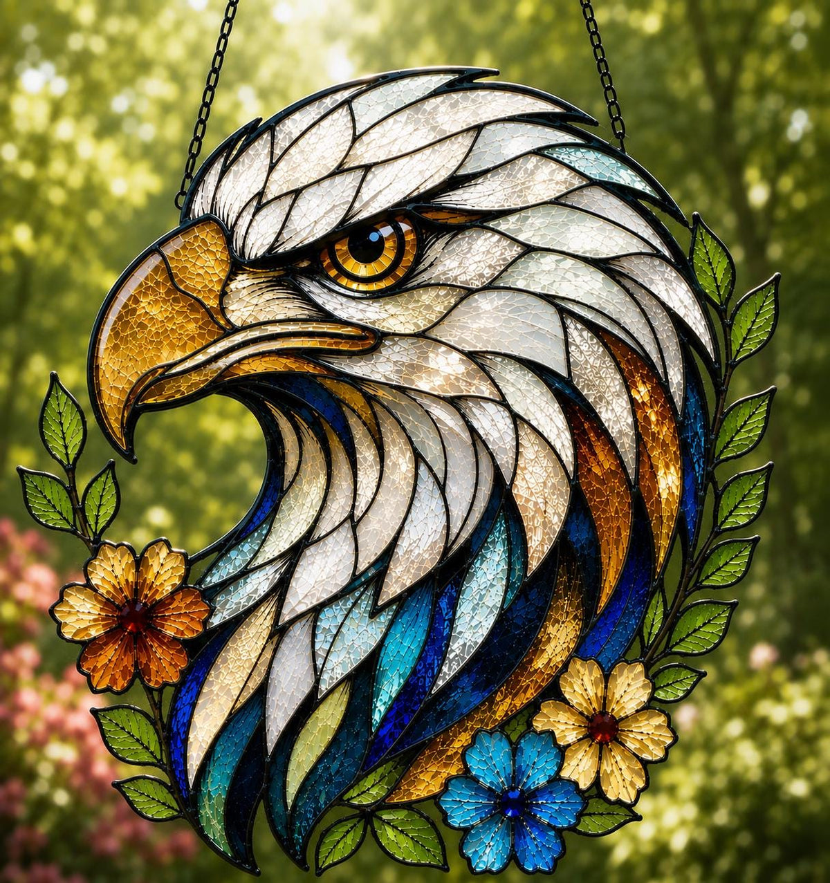 Bald Eagle Suncatcher - Acrylic Window Hanging - image 3