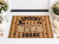 Spooky Squad Doormat - Halloween Ghost Family Welcome Mat