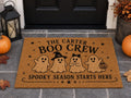 Boo Crew Family Doormat - Custom Ghost Family Name Mat