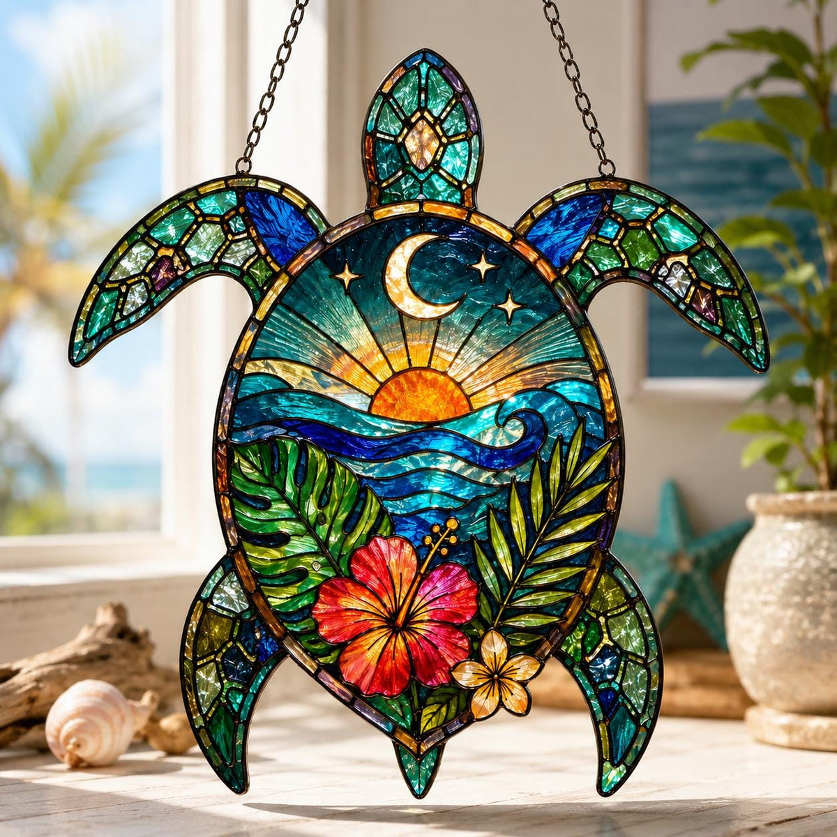 Sea Turtle Suncatcher - Acrylic Window Hanging - image 5