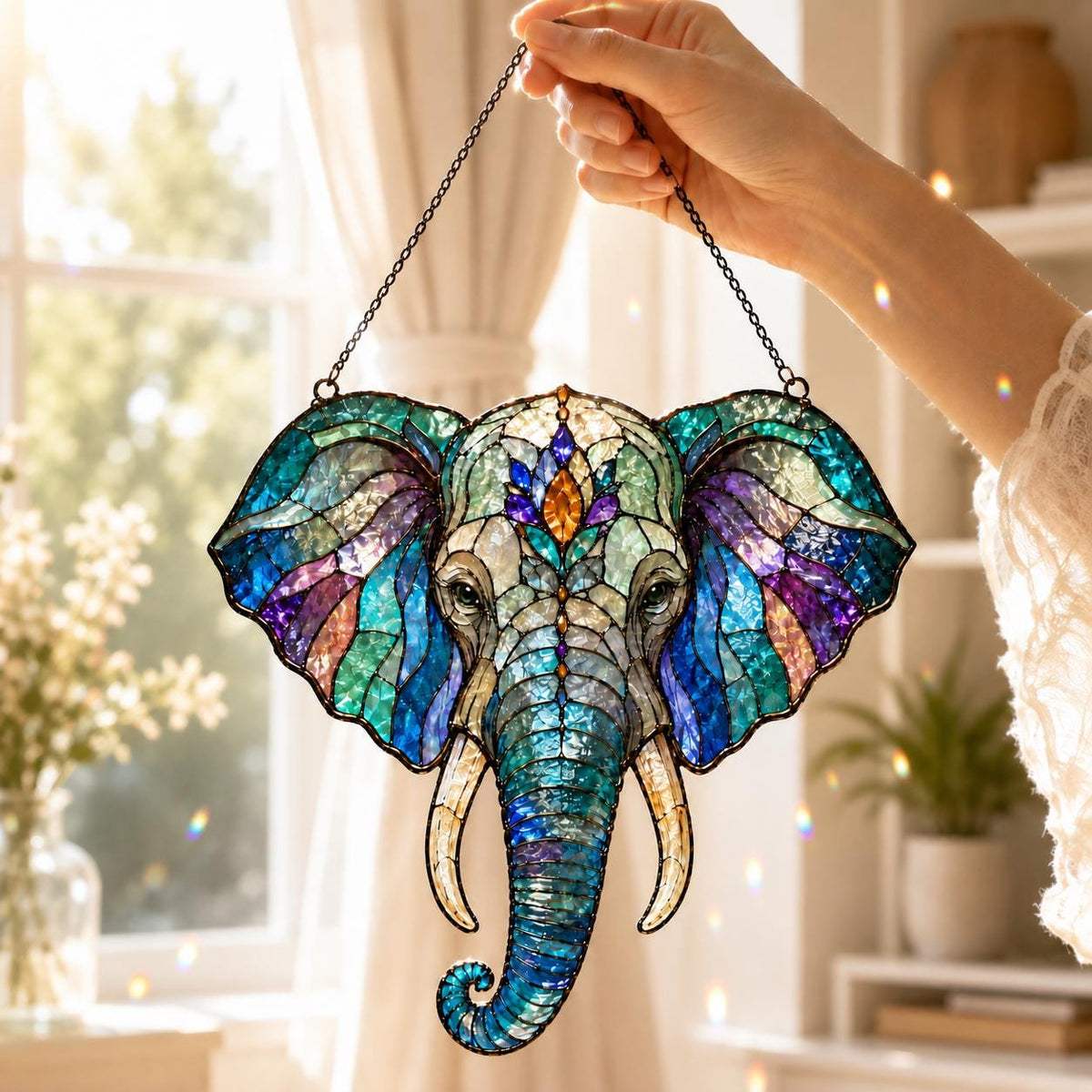 Elephant Suncatcher - Acrylic Window Hanging - image 4