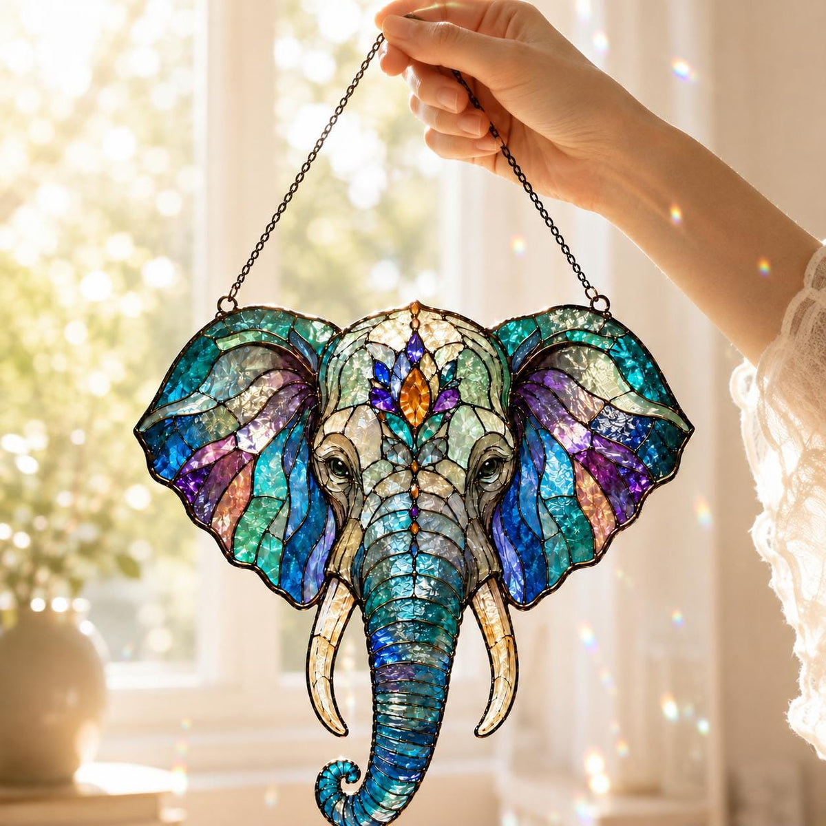 Elephant Suncatcher - Acrylic Window Hanging - image 6