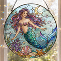 Mermaid Suncatcher - Acrylic Mermaid Window Hanging