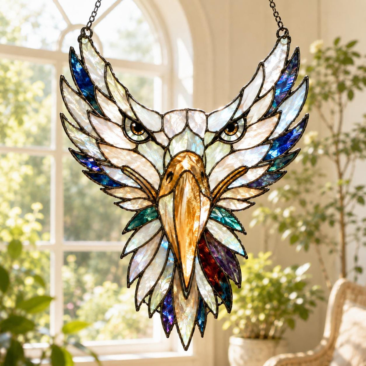 Eagle Acrylic Suncatcher - Bald Eagle Window Hanging - image 3