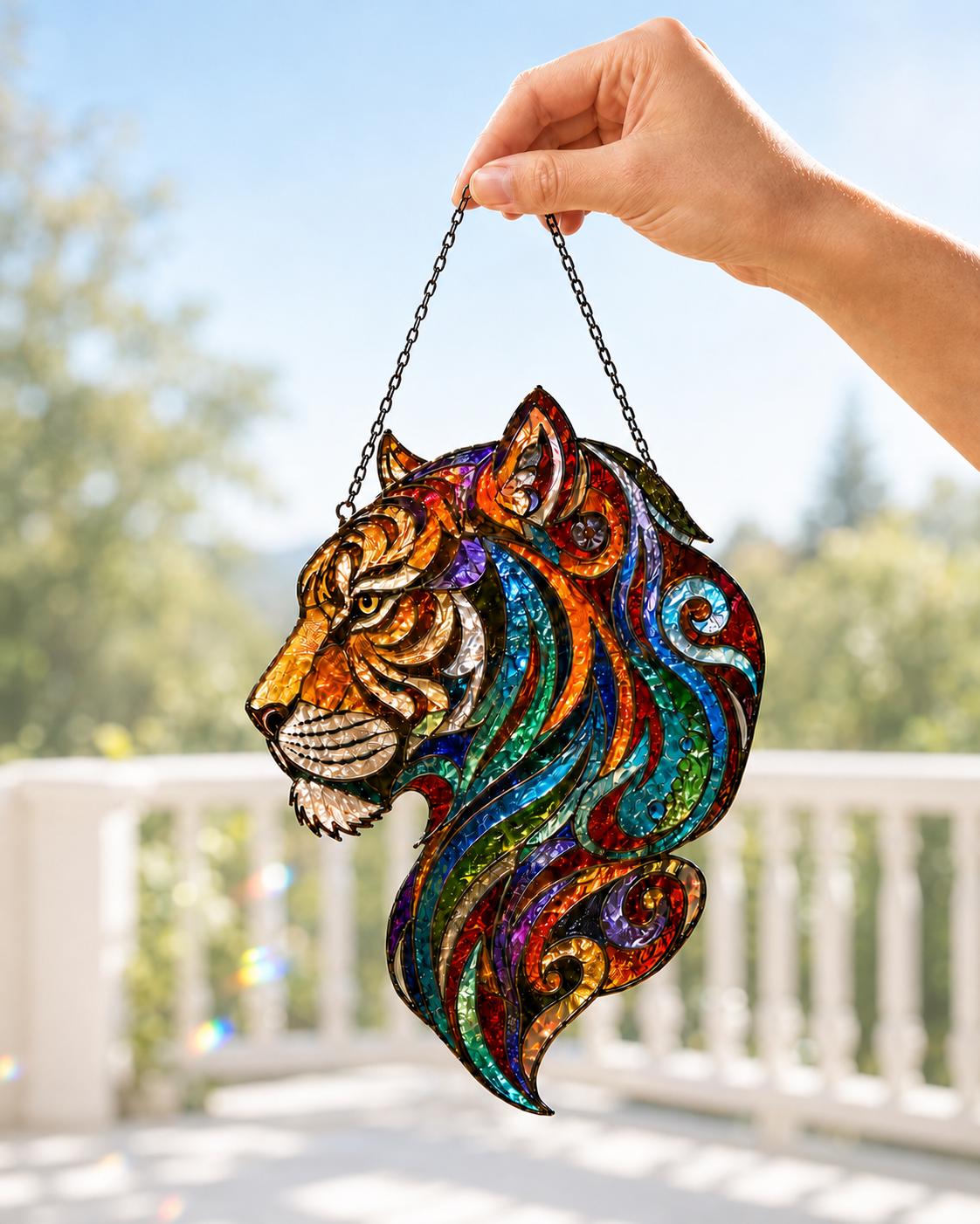 Tiger Suncatcher - Acrylic Tiger Window Hanging - image 2