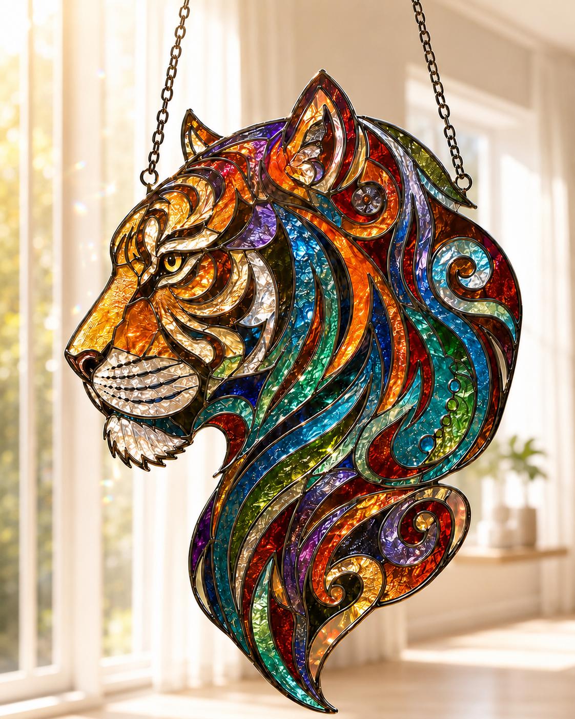 Tiger Suncatcher - Acrylic Tiger Window Hanging - image 3