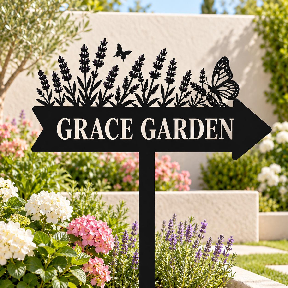 Personalized Garden Sign - Custom Name Garden Stake - image 2