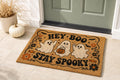 Hey Boo Stay Spooky Doormat - Cute Ghost Halloween Door Mat