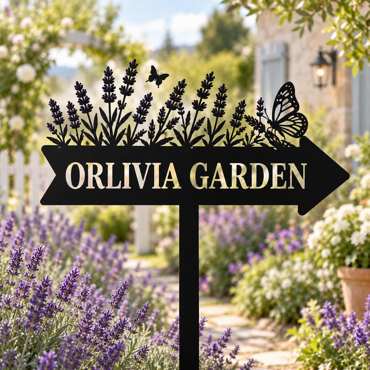 Personalized Garden Sign - Custom Name Garden Stake - image 4