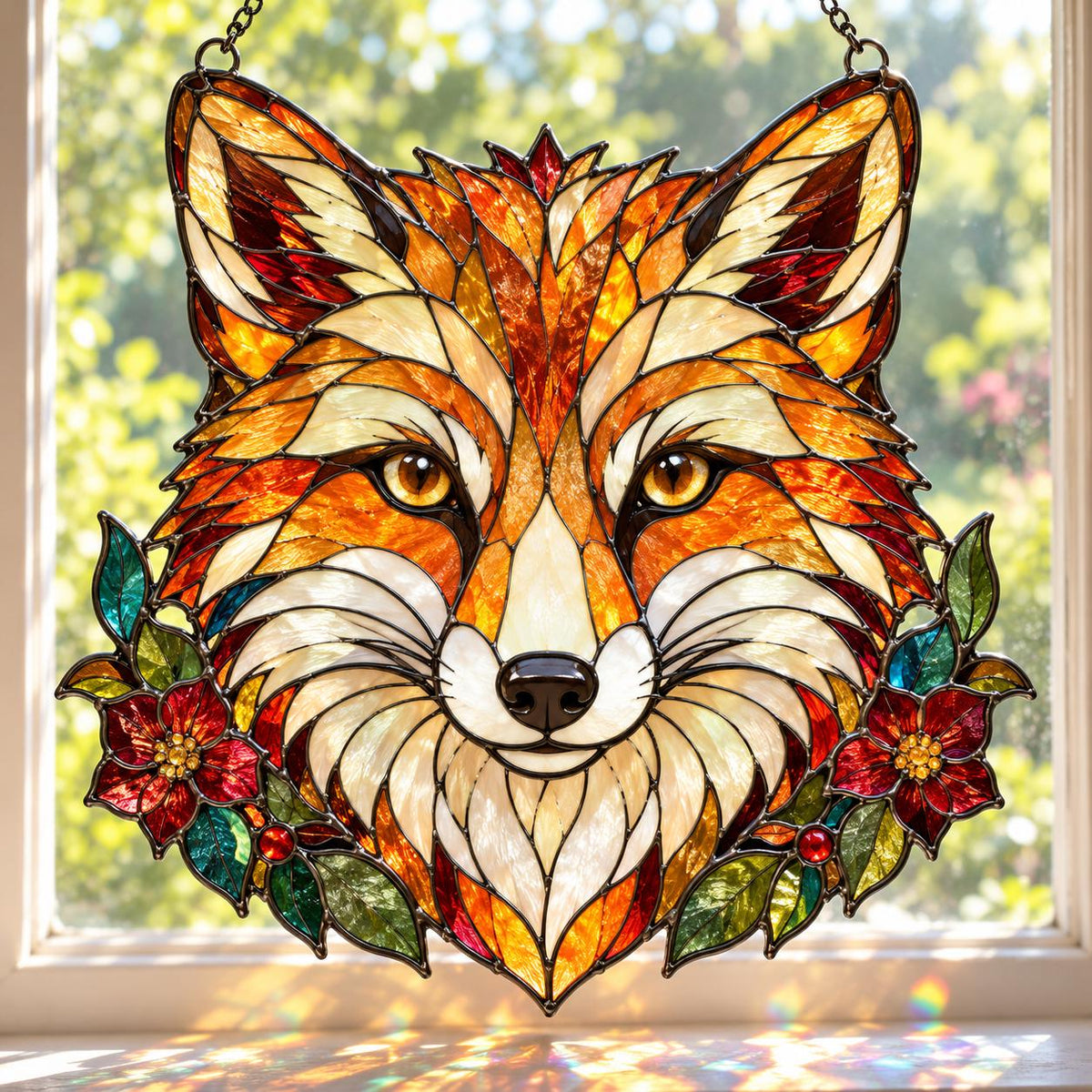 Fox Suncatcher - Acrylic Window Hanging