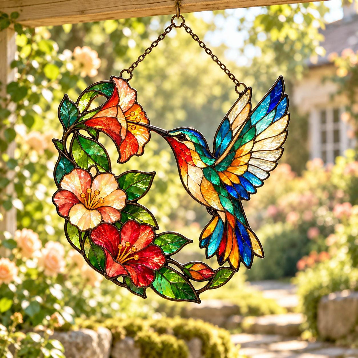Hummingbird Suncatcher - Acrylic Window Hanging - image 5