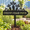 Carrot Garden Stake - Personalized Veggie Patch Sign