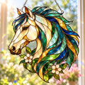Horse Acrylic Suncatcher - Stained Glass Style Window Hanging