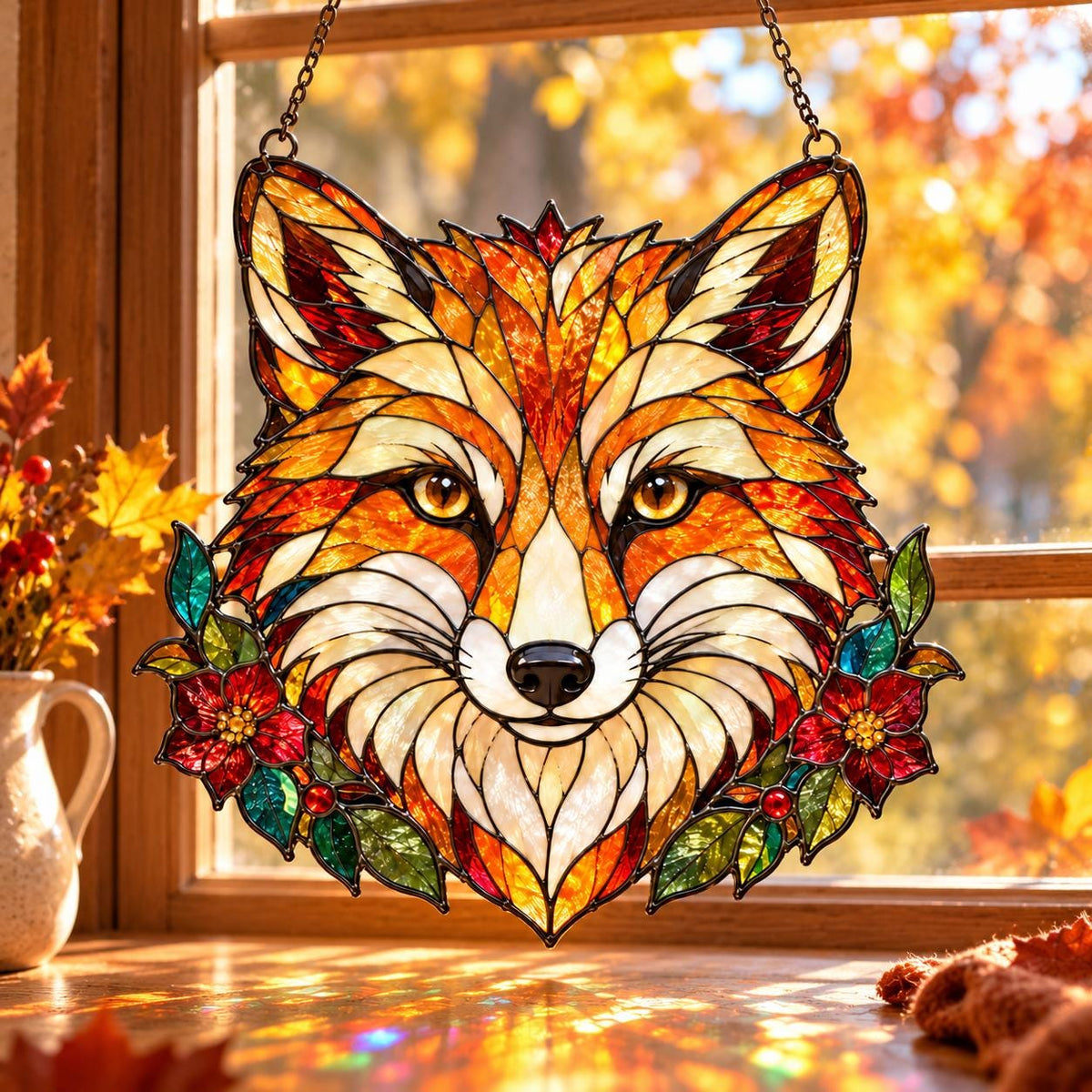 Fox Suncatcher - Acrylic Window Hanging - image 3
