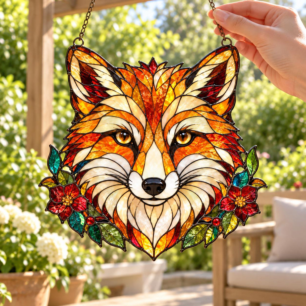 Fox Suncatcher - Acrylic Window Hanging - image 4