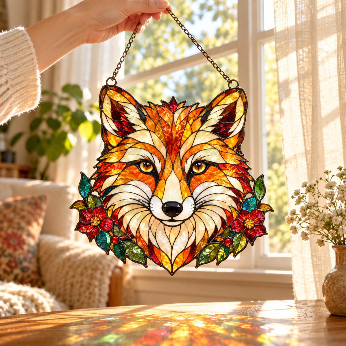 Fox Suncatcher - Acrylic Window Hanging - image 6